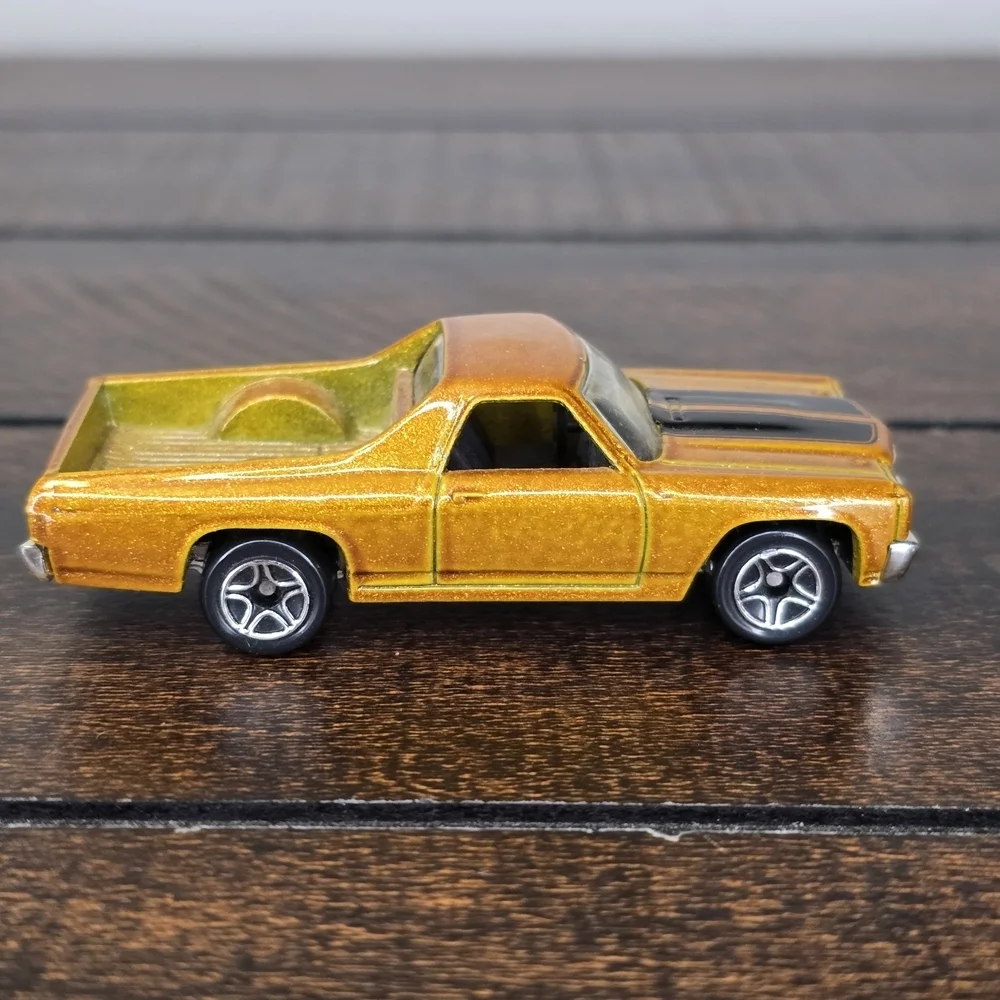 Vintage Matchbox 1970 Gold Chevy El Camino 1982 Hot Wheels BMW M1 Green Cars